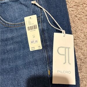 NWT Anthropologie Women's Denim Dark Flare Jeans